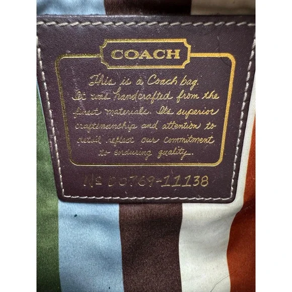 Vintage Coach Legacy 65th Anniversary Collection Suede Flap Shoulder Bag 11138 - Picture 7 of 16